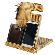 Load image into Gallery viewer, Phone Holder, Rustic, Wallet, Wooden, Handmade, Great Unique Gift