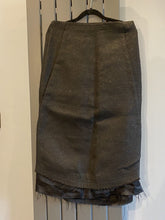 Load image into Gallery viewer, COS Size 38 Uk10 Black Glitter Sparkly Lined Pencil Skirt
