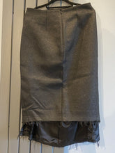 Load image into Gallery viewer, COS Size 38 Uk10 Black Glitter Sparkly Lined Pencil Skirt
