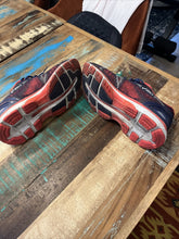 Load image into Gallery viewer, Oasics ladies multi coloured Trainers size 4 Fair Condition
